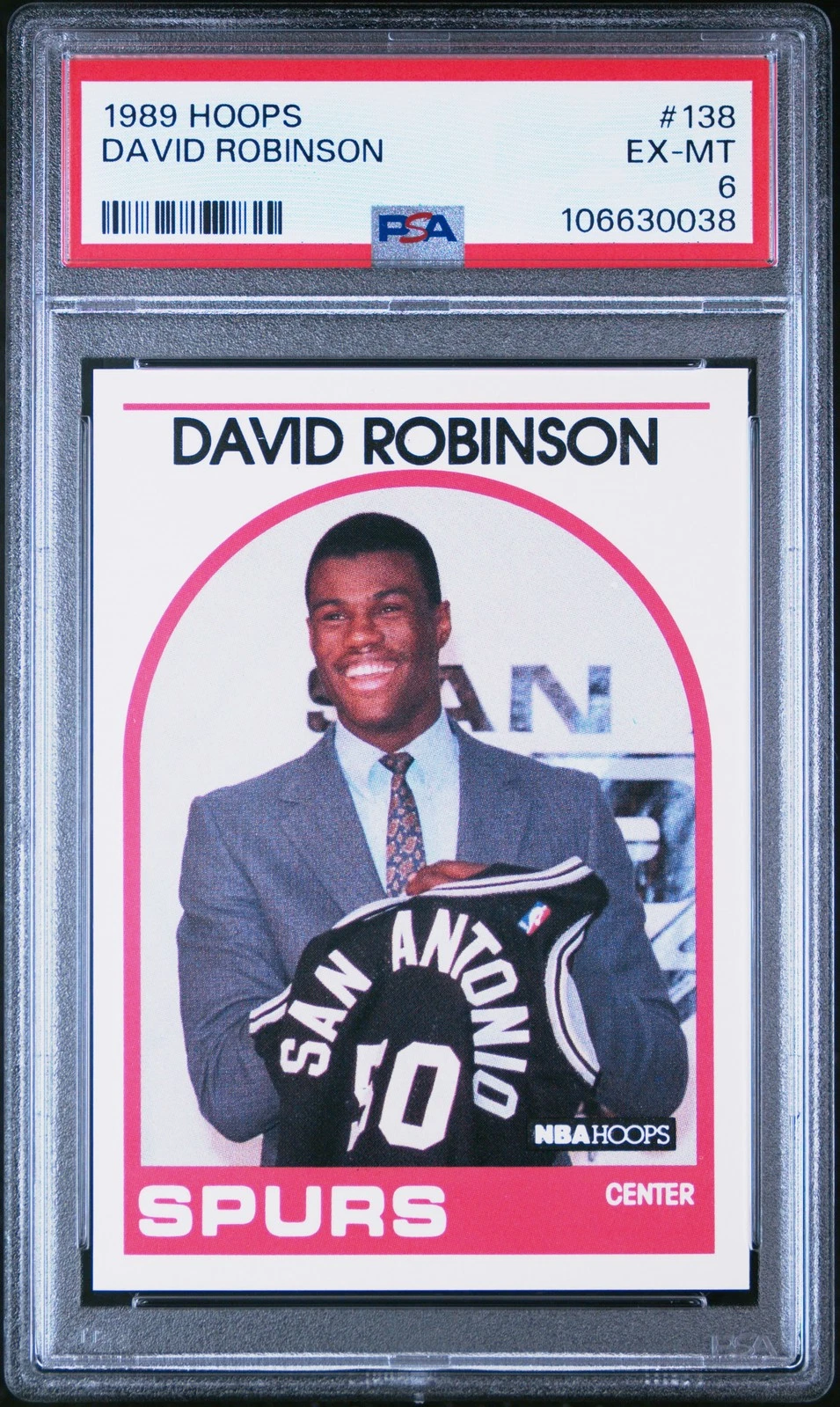 David Robinson trading card
