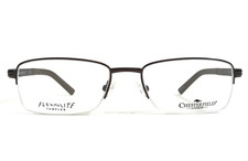 Chesterfield Eyeglasses Frames CH863 01F1 Brown Rectangle Half Rim 53-18-140