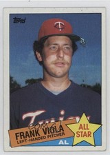1985 Topps All Star Frank Viola #710 1d4t