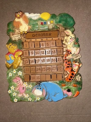 ◆超美品珍品♡WINNIE THE PHOO 万年カレンダー 超希少インテリア winnie the pooh calendar products for sale | eBay