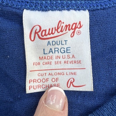 T-shirt Vintage Seattle Seahawks Rawlings Années 1980 - 12e Homme Taille L
