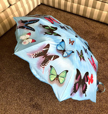 Umbrella with Butterfly Graphics Clean, never used  beautiful Standard Size