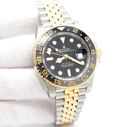 Rolex 126713GRNR GMT Master II 18K/SS on Jubilee