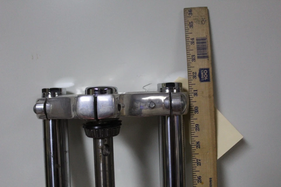 Harley Sportster XL 1200 2008 39 mm horquillas delanteras y triple abrazadera juego estrecho SPd&d Foto 3 de 4