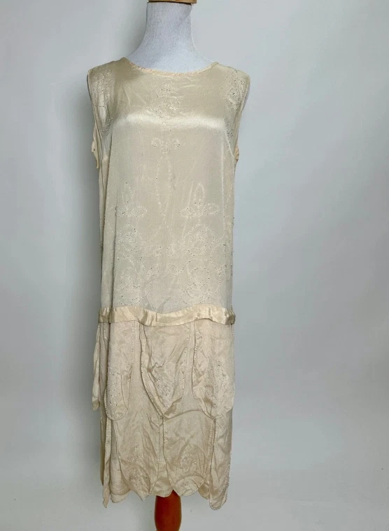 white beaded dress 1920s Dresses | Rhinestone Pearl Retro Inspired 192s Flapper Wedding Gown Gatsby Wedding 1920s inspired dress for my