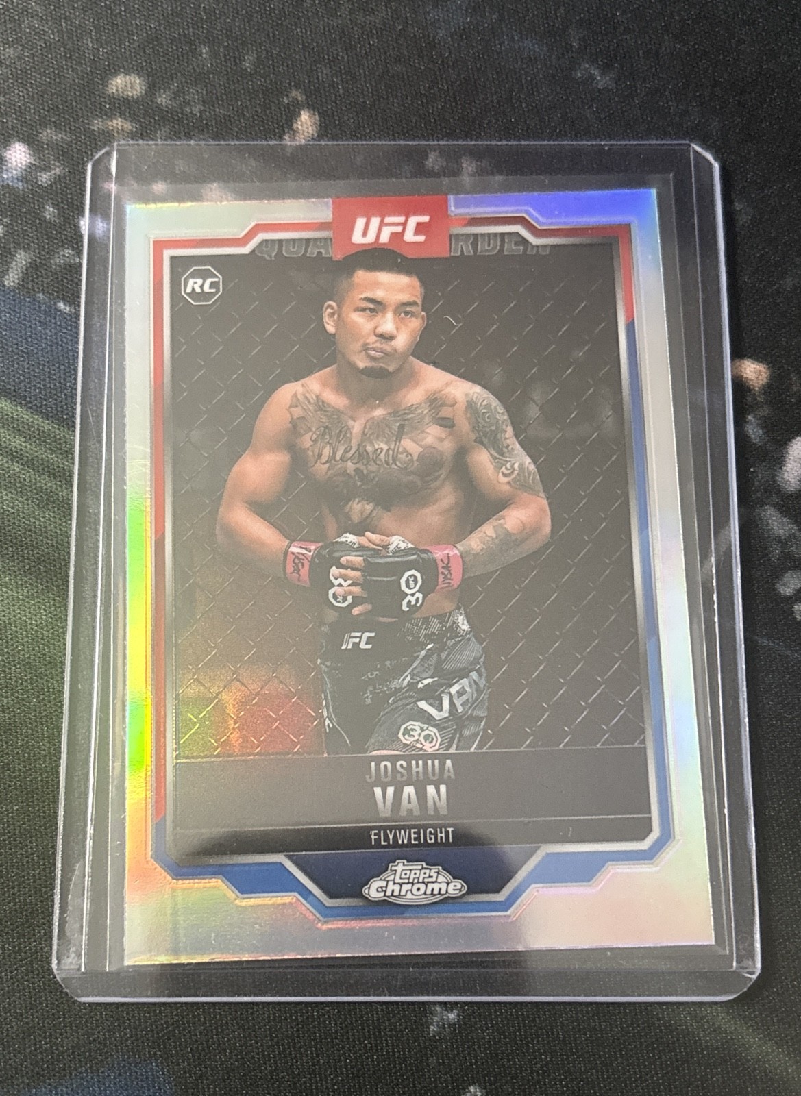 2025 Topps Chrome UFC - Joshua Van #136 Refractor (RC)