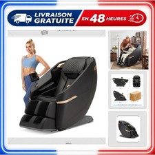 Fauteuil de massage ROTAI Shiatsu chauffant gravité zéro Bluetooth A37