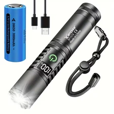NEW 3000 Lumen WholeFire WF1573 LiIon 3000 mAh Aluminum Rechargeable 26650 Batt