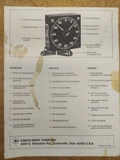 Vintage Dimco-Gray Co. Gra Lab Model 300  Darkroom Timer Operating Instructions 