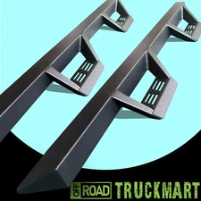 08-18 CHEVY SILVERADO GMC Sierra fit CREW CAB TRIANGULAR STEP BARS RUNNING BOARD