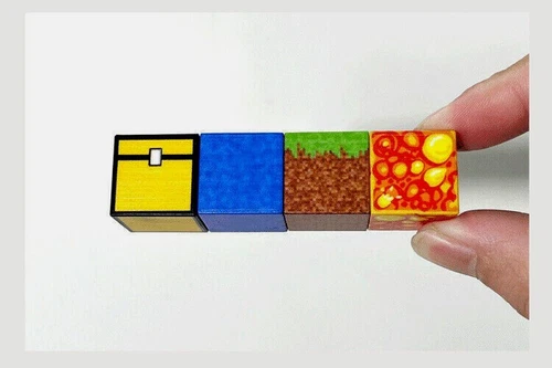 My World Magnetic Building Block Set STEM Mine Craft Toys Tiles Pixel Cube 2CM - Picture 14 of 78