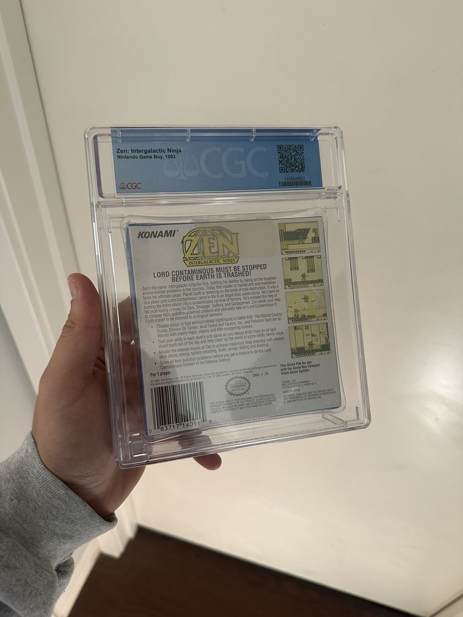 Zen Intergalactic Ninja Gameboy Sealed CGC 7.5 A (Not WATA / VGA