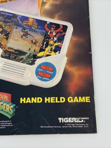 Mighty Morphin Power Rangers #1 Hamilton Comics Harris Sabans 1994 Insert Card - Picture 6 of 10