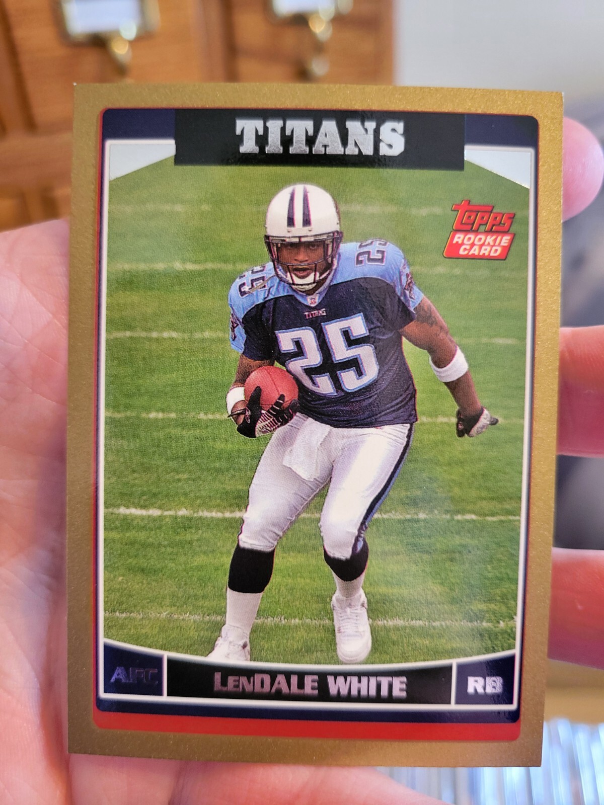 2006 Topps Gold Tennessee Titans Football Card #368 LenDale White /2006