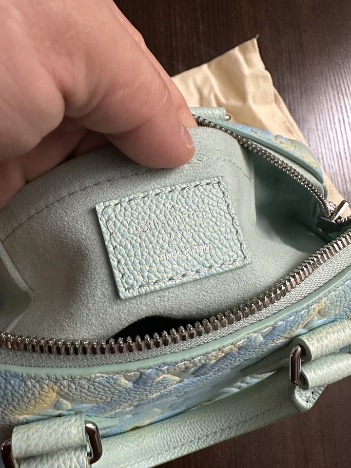 NUEVO BANDOLERA LOUIS VUITTON STARDUST SPEEDY BANDOLERA 20 Empriente AZUL Foto 4 de 4