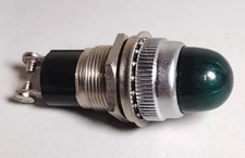 Dialight Dialco GREEN Beehive Lens Dash Panel Mount Indicator Pilot Light Lamp