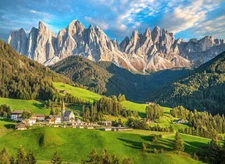 Eurographics Dolomites Mountains, Alto Adige Italy 1000 Piece Jigsaw Puzzle