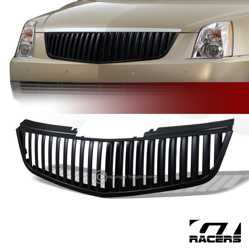 2006-2011 Cadillac DTS Black ABS Vertical Hood Bumper Grille Guard