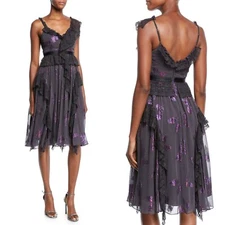 Needle & Thread Interstella Lace Embellished Butterfly Dress Size 6