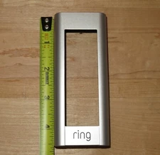 Ring Doorbell Pro Plastic Trim Face Cover Surround Face Plate - Satin Nickel