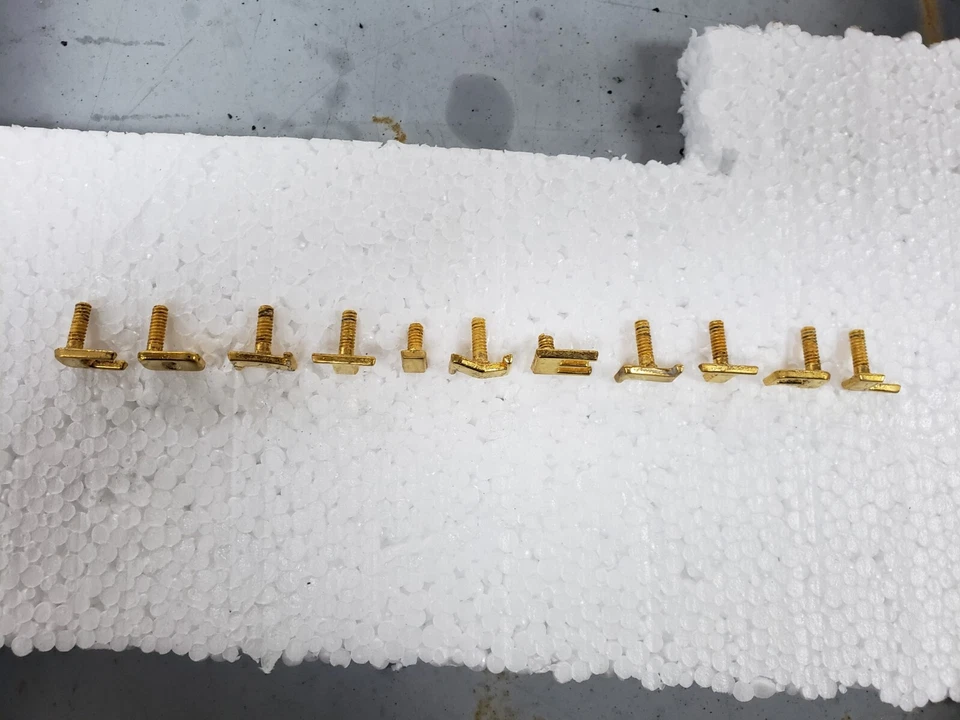 Letras originais folheadas a ouro 1956 1957 CONTINENTAL Mark ll Lincoln - Imagem 4 de 4