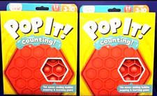 2 Pk POP IT  Learn Math PopIt Educational Figet Toy. Chuck Roar Fun Travel Toy