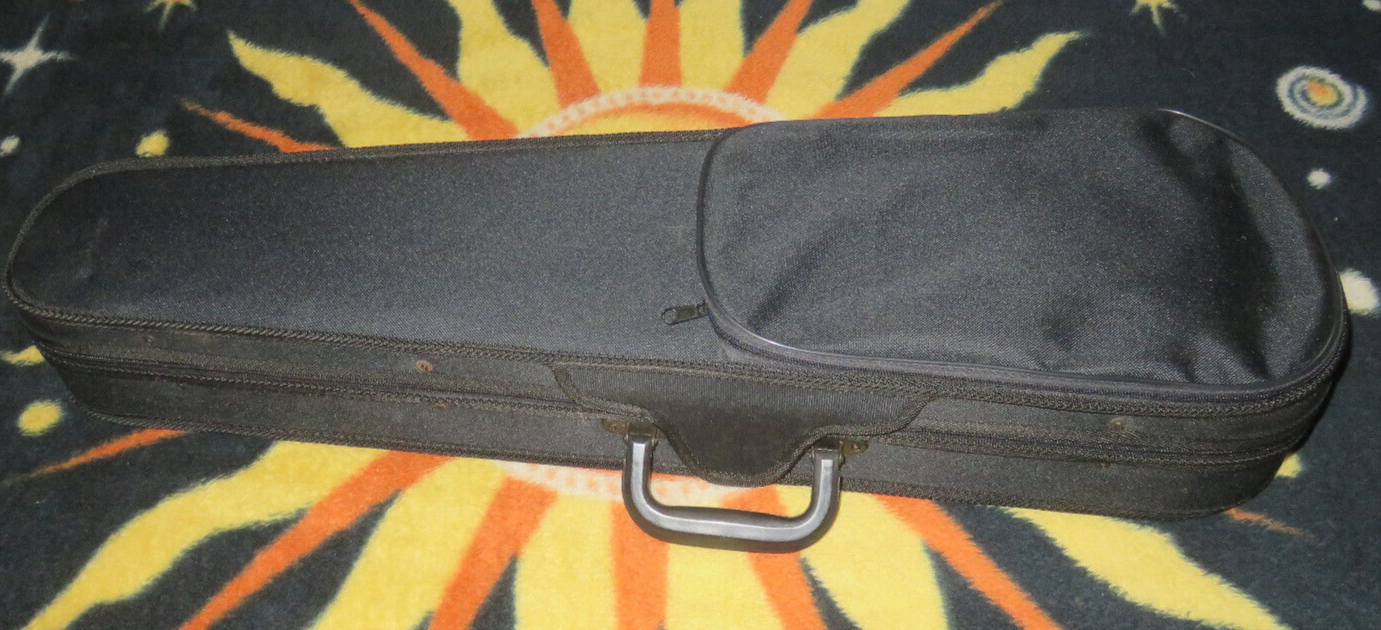 3/4 Black Canvas Violin Case eBay