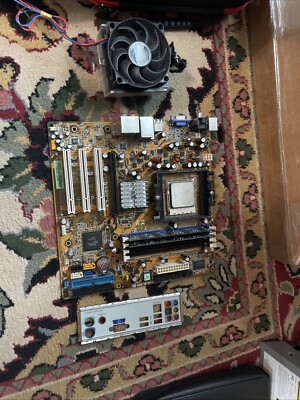 CPU RAM Motherboard Up Shield, Power Supply Combo. AMD WORKING