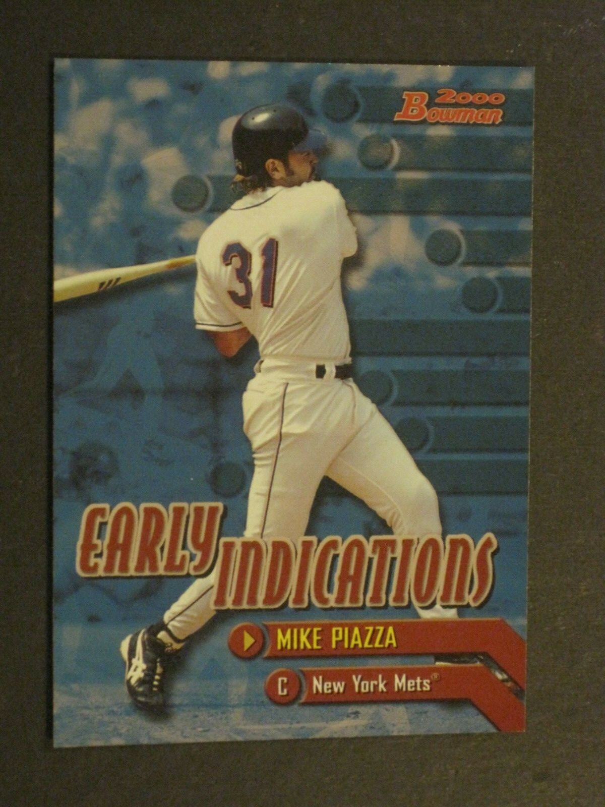 2000 BOWMAN MIKE PIAZZA NEW YORK METS EARLY INDICATIONS CARD #E9!!! COMB. SHIP