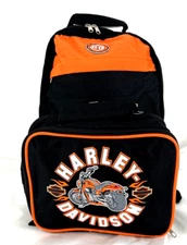 Harley Davidson® Backpack with Insulated Lunch Bag Cooler