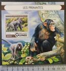 Guinea 2016 primate chimpanzee gorilla apes mammals s/sheet mnh