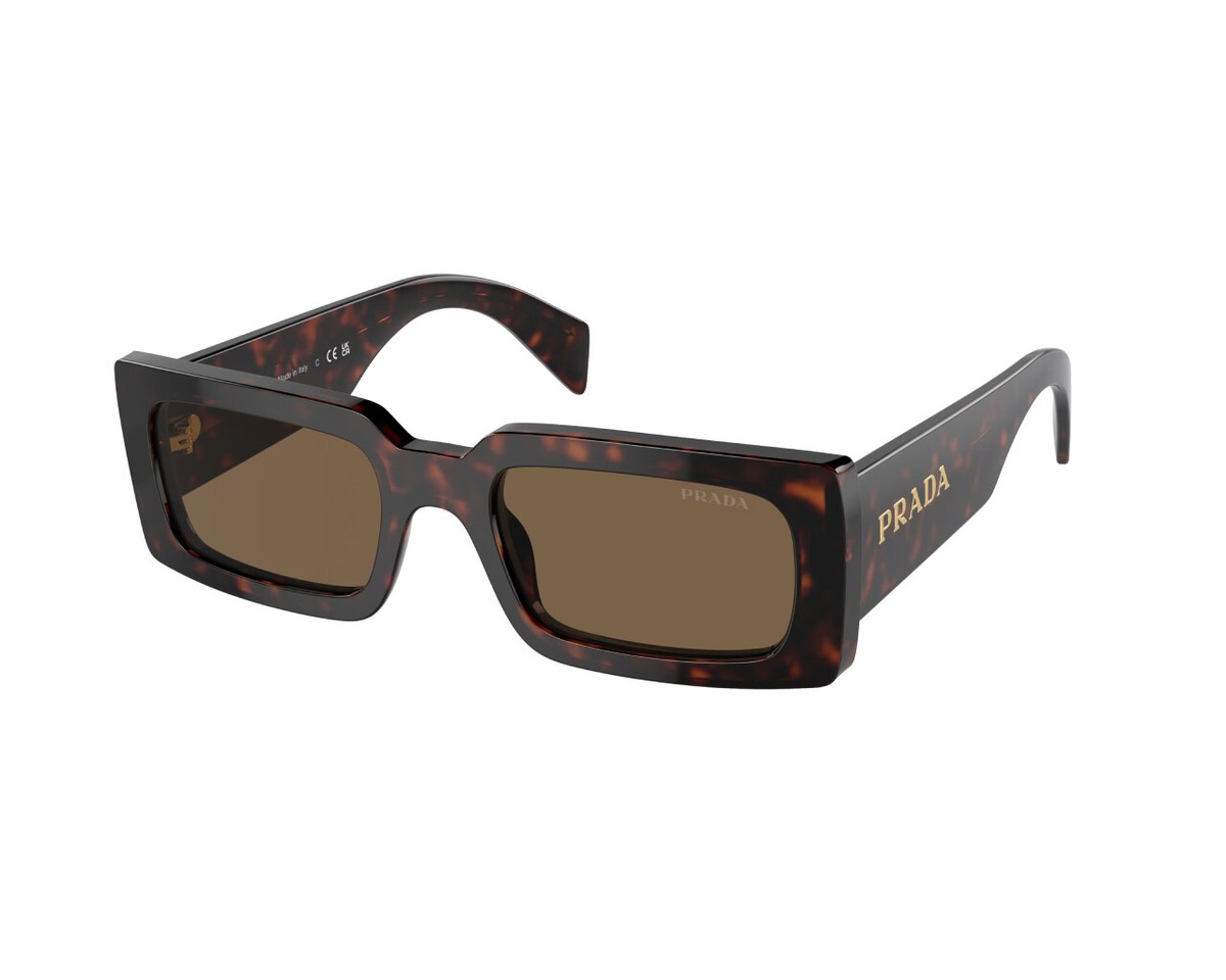 Prada Sunglasses PR A07S 16N5Y1 turtle dark brown Woman UK