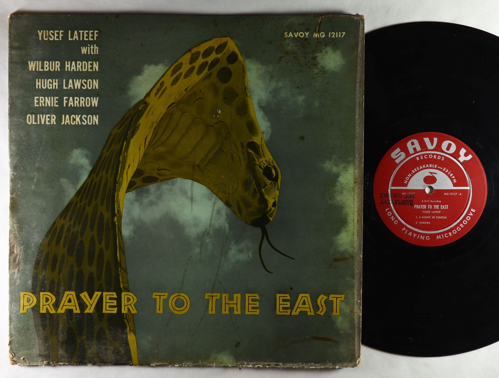 Yusef Lateef Prayer To The East LP Savoy MG12117 Mono DG RVG