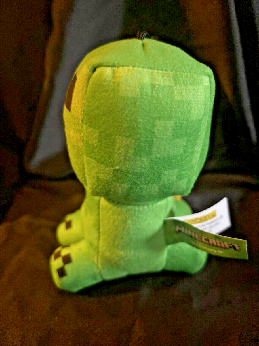 Minecraft Clip On Plush Characters, Set of Zombie Steve