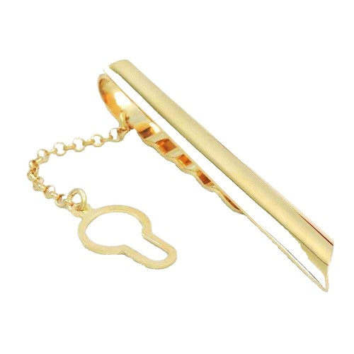 Gold Plated Sterling Silver Shortener Enhancer Push Click Clasp - Foto 7