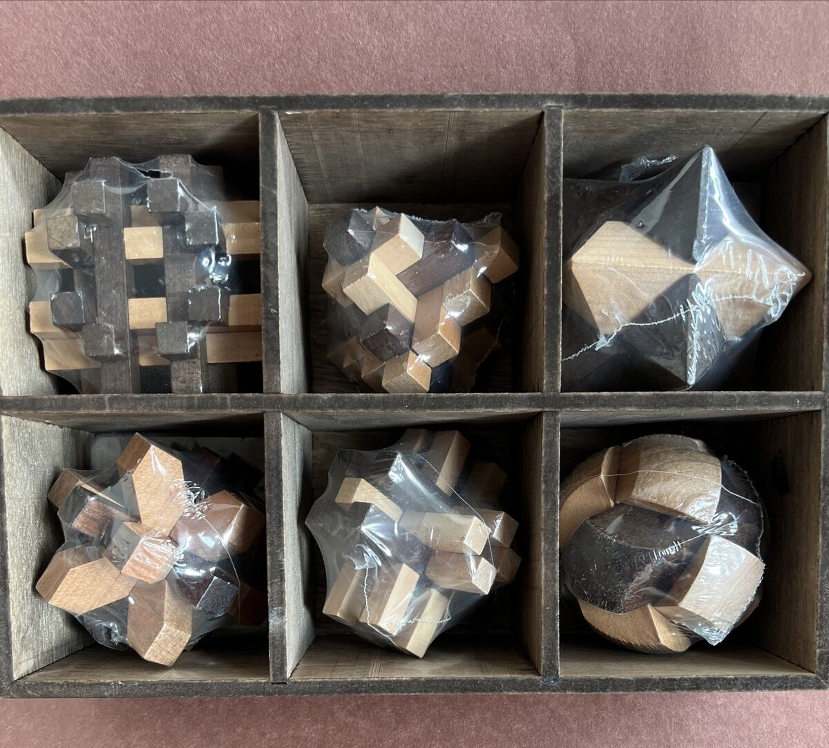 HoriZon Group, USA Lot# 87278 SIX Wooden Puzzle Set NEW | eBay