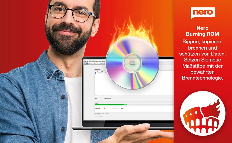 Nero Burning ROM | Brenn Software Brennen Kopieren Rippen (zeitlich unbegrenzt) - Bild 2 von 4