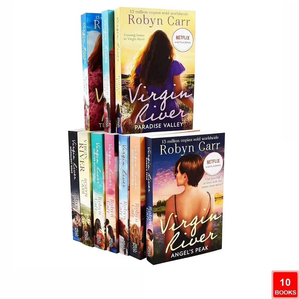 Virgin River Series Books 1 - 10 Collection Set by Robyn Carr Virgin River, NEW