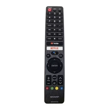 New Original GB346WJSA Voice Remote Control For SHARP Smart TV YouTube Netflix