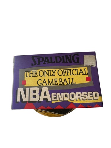 NBA Endorsed Spalding LA Lakers Gameball Basketball Vintage 1990s READ - Picture 9 of 11