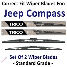 Wipers 2-Pack Standard - fit 2018+ Jeep Compass - 30240/180