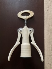 Cavatappi grande cavatappi cavatappi vintage Italia Cavatappi apribottiglie bianco avorio raro