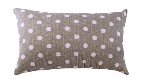 THE WELL DRESSED BED Stone Gray White Polka Dot Accent Pillow Cover - Picture 4 of 4