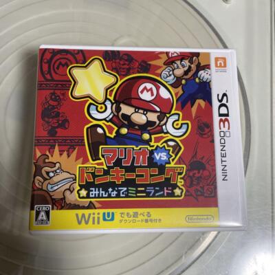Nintendo 3DS Mario Vs. Donkey Kong Everyone Mini Land Japanese Tested Genuine