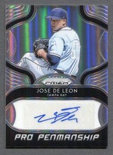 2019 Panini Prizm Pro Penmanship #PP-JL Jose De Leon