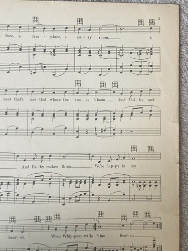 1927 MY BLUE HEAVEN Noten von WALTER DONALDSON, G. Whiting - Bild 4 von 8