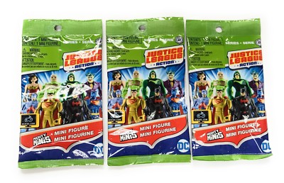 Justice League Action Series 2 Mighty Mini Figures Lot of 3 Blind Bags