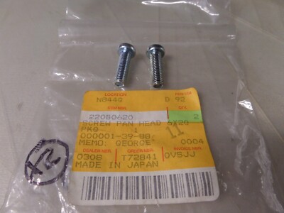 NOS Kawasaki OEM Screws 6X20 1966-1971 A1 A1SS 1967-1971 A7 A7SS