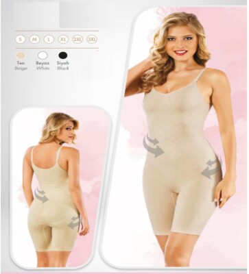 Damen Korsett  mit verstellbarem Riemen in voller Größe Formende Body Bodysuit  
