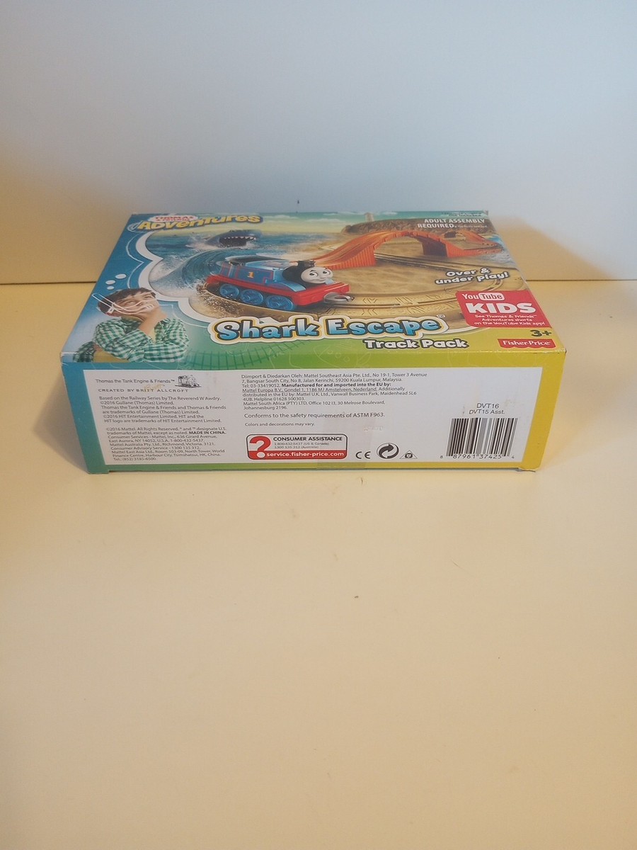 Thomas & Friends Shark Escape Track Pack - Adventure Railway Set For Die-Cast Engines